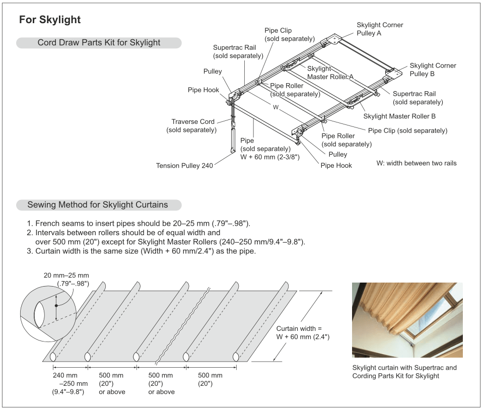 supertrac tæppeskinne